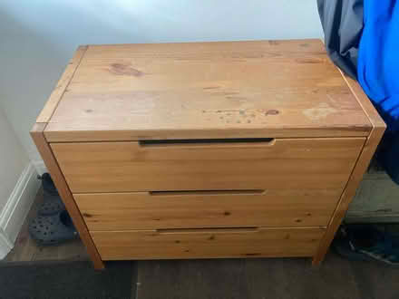 Photo of free ikea pine chest of drawers (University Area RG1) #1