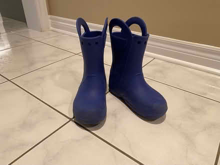 Photo of free Kids Size 1 Crocs rainboots (Erin Mills and Britannia) #1