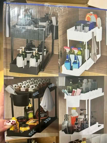 Photo of free Unused Temu plastic shelves (Park street st albans AL2) #1