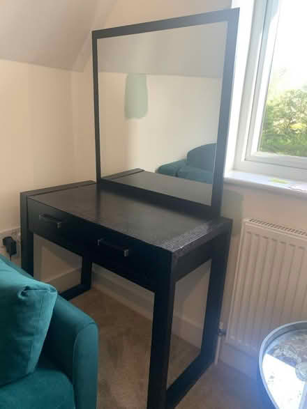 Photo of free Black wooden dressing table (Willingham) #1