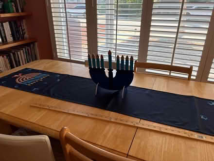 Photo of free Hanukah decoration (Downtown Sunnyvale) #2