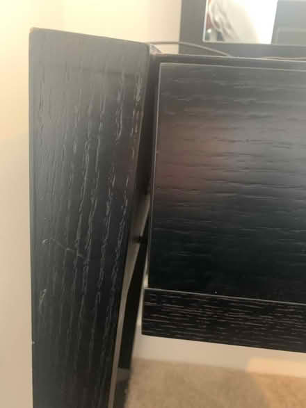 Photo of free Black wooden dressing table (Willingham) #3