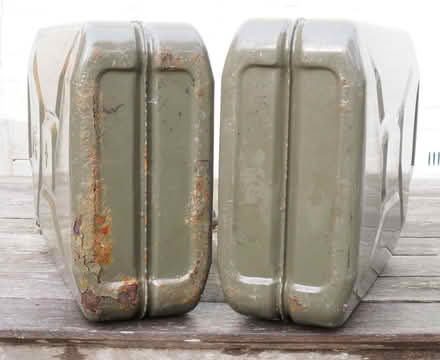 Photo of free Two 20 Litre steel "Jerry cans" (Lower Wick WR2) #2