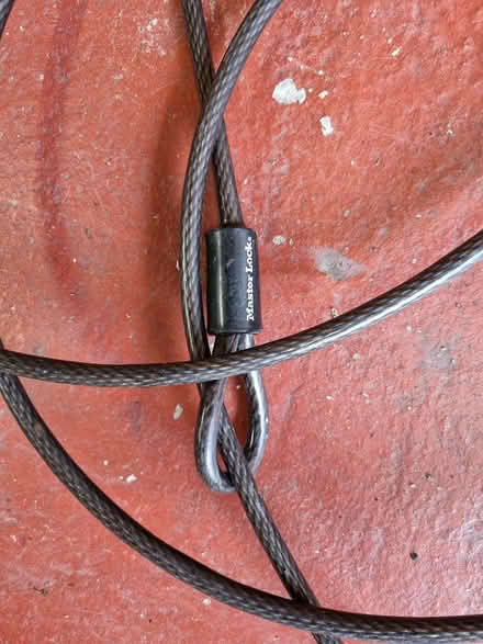 Photo of free Steel cable and padlock (Near Lowther Gardens FY8) #2