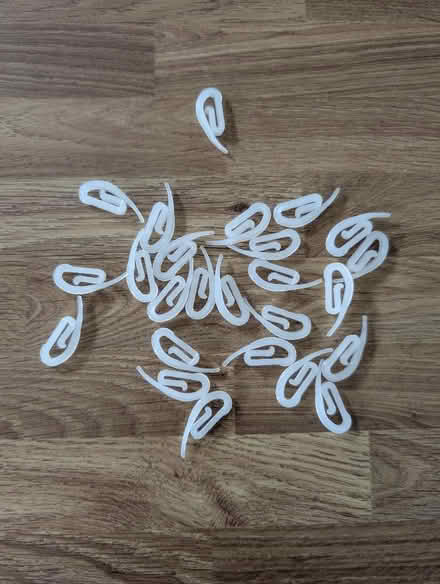 Photo of free 25 plastic curtain hooks (Cranham Gate GL3) #1