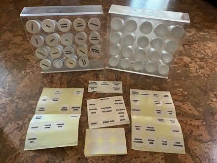 Photo of free Spice jars and racks (west Cupertino) #1