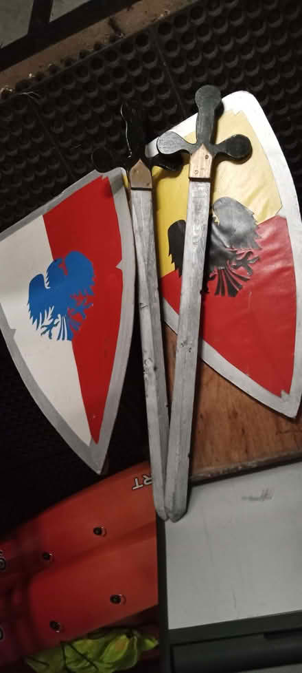 Photo of free 'Swords & shields' stage props (Titchfield PO14) #1