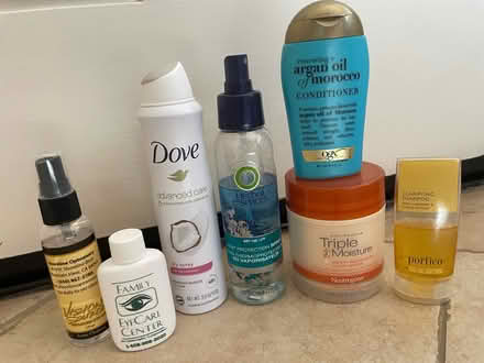 Photo of free Assorted hair, eye, deodorant pdts (85/Saratoga Ave) #1