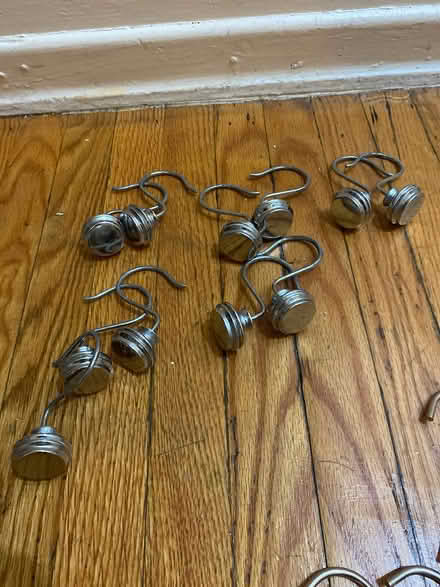 Photo of free Shower curtain hooks (Leaside) #3