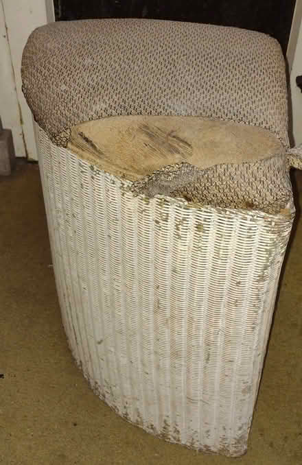 Photo of free Wicker laundry basket (Far Bletchley MK3) #1