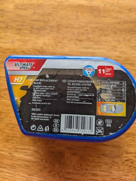 Photo of free H7 car replacement bulbs (Paignton) #1