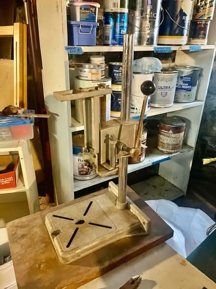 Photo of free Drill press stand for hand drill (downtown) #1