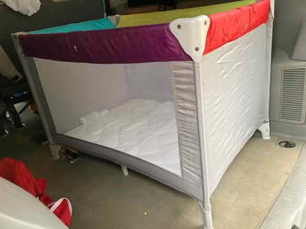 Photo of free Mothercare Travel Cot with Mattress (Shelf HX3) #1