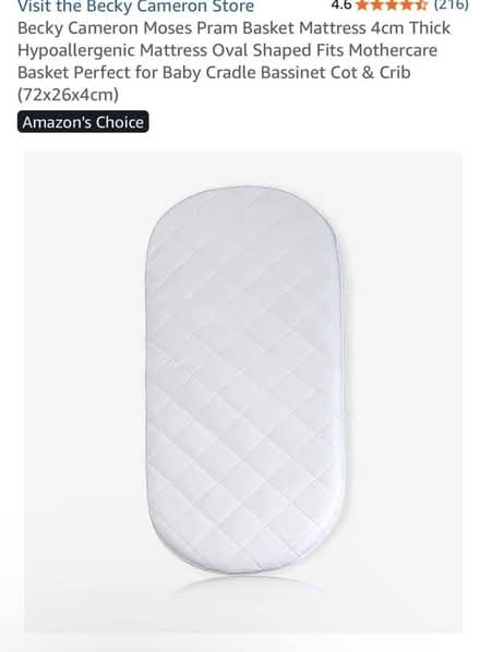 Photo of free Moses basket (Hucknall) #1