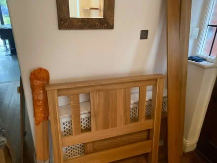 Photo of free Solid single bed frame (Worcester Park KT4) #1