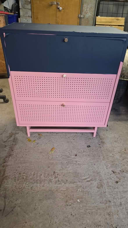 Photo of free 3 drawer metal chest of drawers (Hewell B97) #1