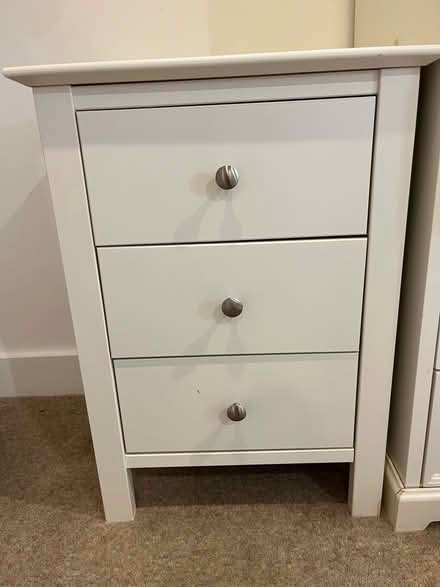 Photo of free 2 chest drawers cupboards white 65x47x40cm (islington N1) #2