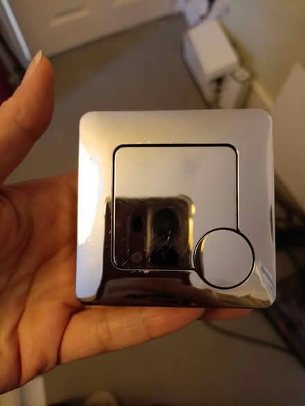 Photo of free Toilet flush, 7cm square, brand new (East Finchley, N2) #1