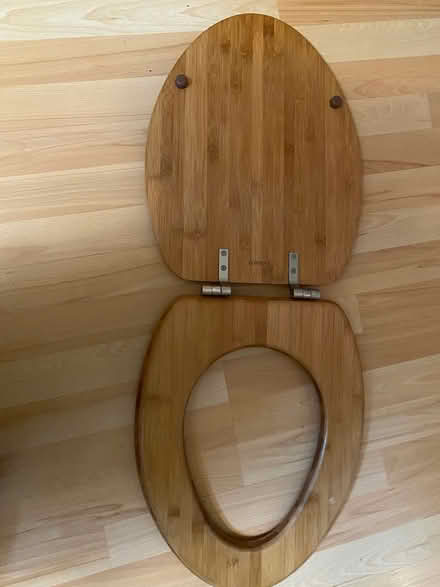 Photo of free Bamboo toilet seat (Britannia) #2