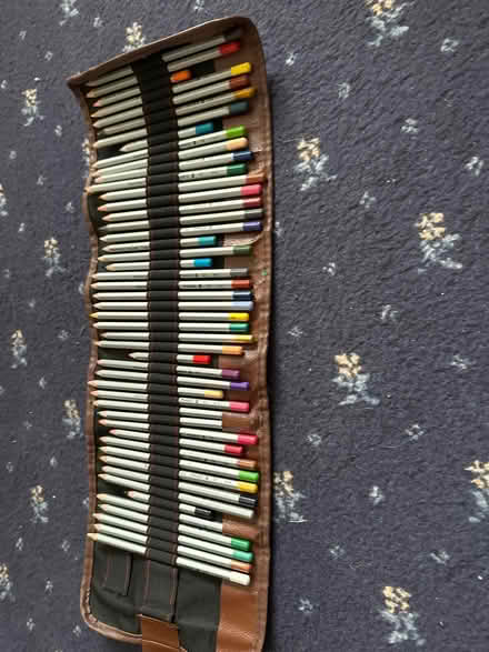 Photo of free Roll of coloured pencils (Bromham) #1