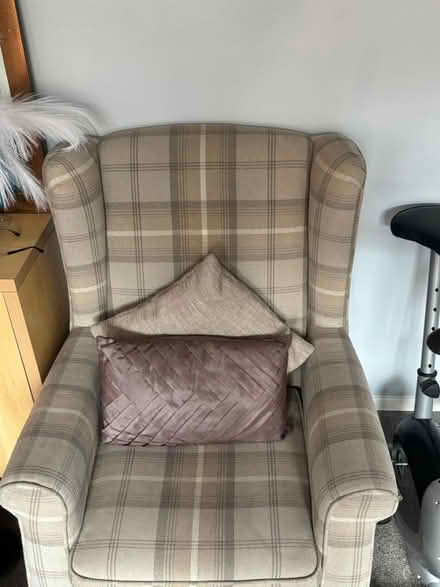 Photo of free Couch& Arm chair (SG7) #2