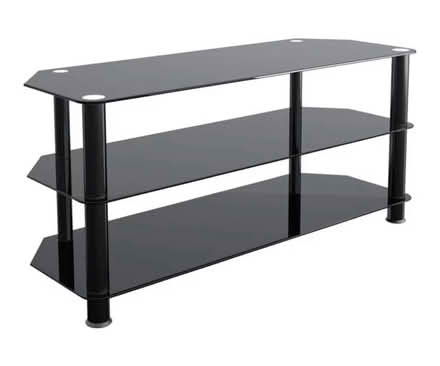 Photo of free Corner TV stand only (black glass) (Sw13 9ea) #2