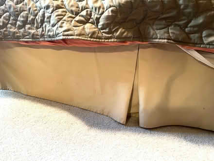 Photo of free King Size Pleated Taupe Dust Ruffle (Laytonsville) #1