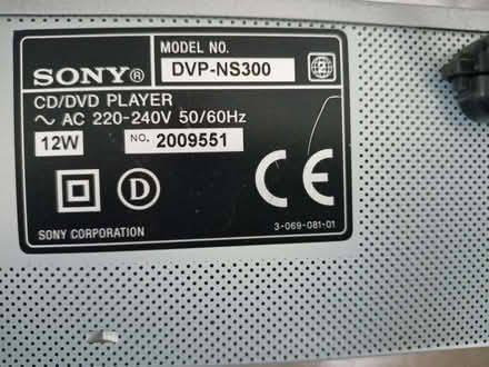 Photo of free Sony CD/DVD player (DVP-NS300) (Chesham HP5) #3
