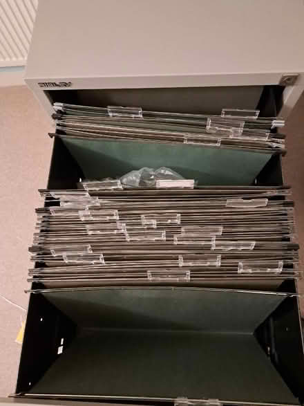 Photo of free Bisley grey three drawer filing cabinet (Bransgore BH23) #3