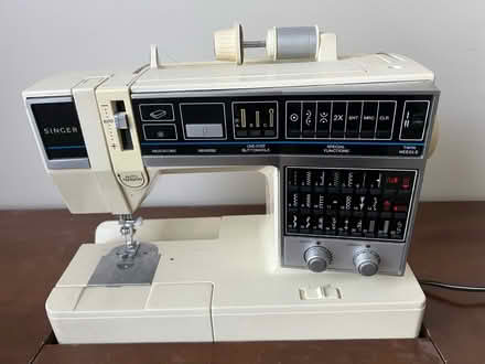 Photo of free Sewing cabinet with sewing machine (Walmart- garland groh blvd) #3