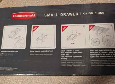 Photo of free Rubbermaid under-shelf drawer (North Farmington Hills) #2