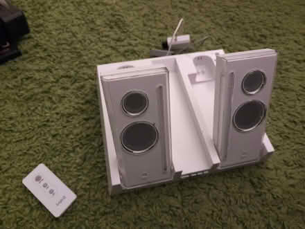 Photo of free Nintendo Wii stand with speakers and remote (Gosforth) #1