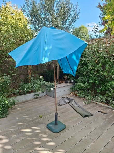 Photo of free Garden parasol and stand (Hampton Hill TW11) #2