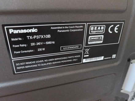 Photo of free Panasonic TV 37inch (1024 x 720) (Heronsgate WD3) #4