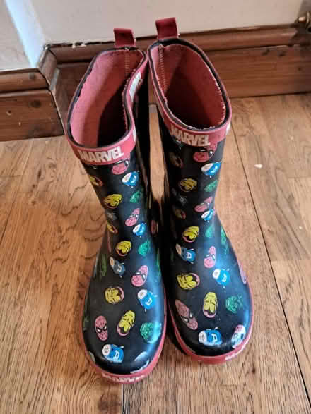 Photo of free Kids marvel wellies size 1 (OX25, Weston on the green) #1