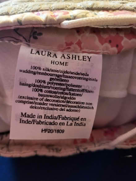 Photo of free Laura Ashley silk cover cushion (West Croydon CR0) #4