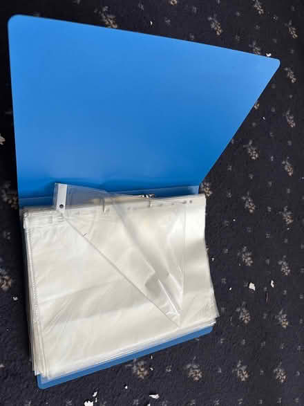 Photo of free A4 folder with plastic pockets (Bromham) #1