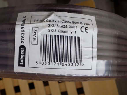 Photo of free 50m brand new brown co-axial cable (Kendal LA9) #2