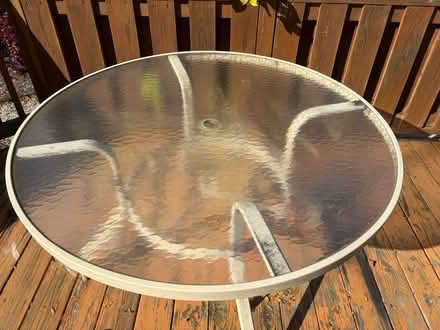 Photo of free Round Patio Table (Plymouth, MI) #2