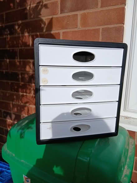 Photo of free Plastic desktop storage drawers (Longden/Shrewsbury) #3