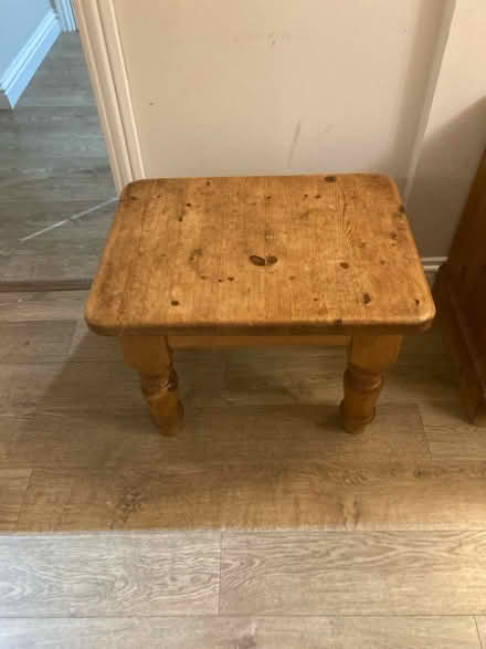 Photo of free Small pine table (Fareham PO16) #1