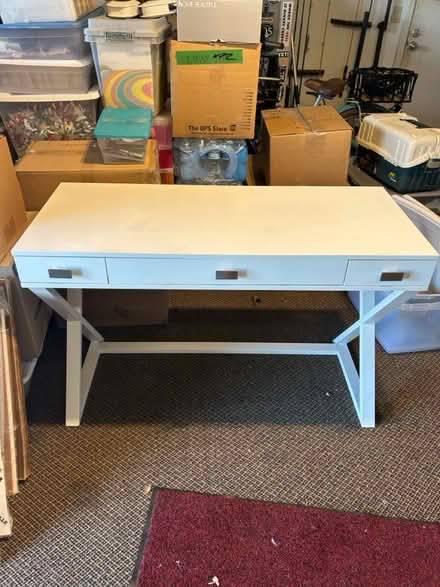 Photo of free writing desk, white (Livermore, CA) #2