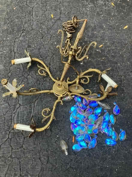 Photo of free Vintage crystal chandelier (Southwest Palatine) #1