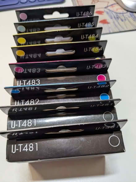 Photo of free IJ-T481 to IJ-T486 Ink cartridges for some Epson printers (Osney OX2) #1