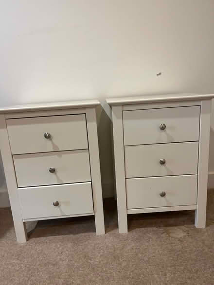 Photo of free 2 chest drawers cupboards white 65x47x40cm (islington N1) #1