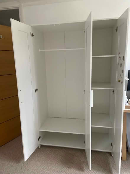 Photo of free Modern Wardrobe, white (West Horsley KT24) #2