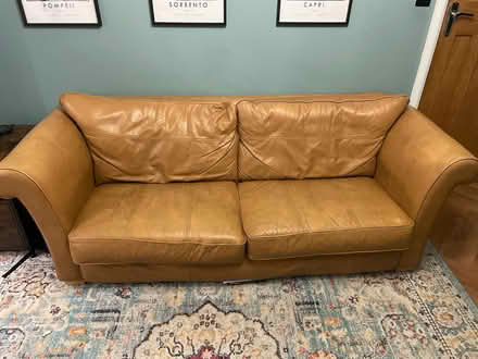 Photo of free Leather sofa (BN20) #1