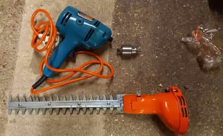 Photo of free Electric drill with hedge cutter (Central Letchworth) #1