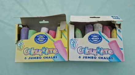 Photo of free Jumbo coloured chalks (TW1 Strawberry Hill) #1