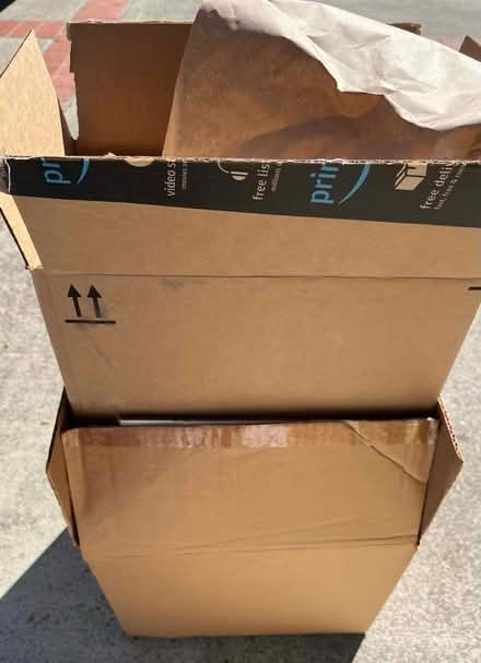 Photo of free Set of Small Cardboard Boxes (Redwood City) #1